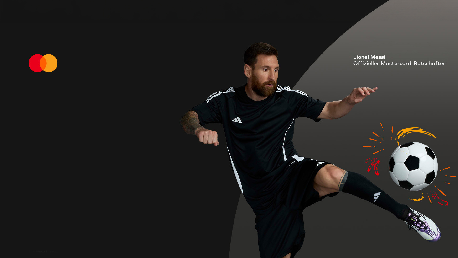 Lionel Messi - Offizieller Mastercard-Botschafter